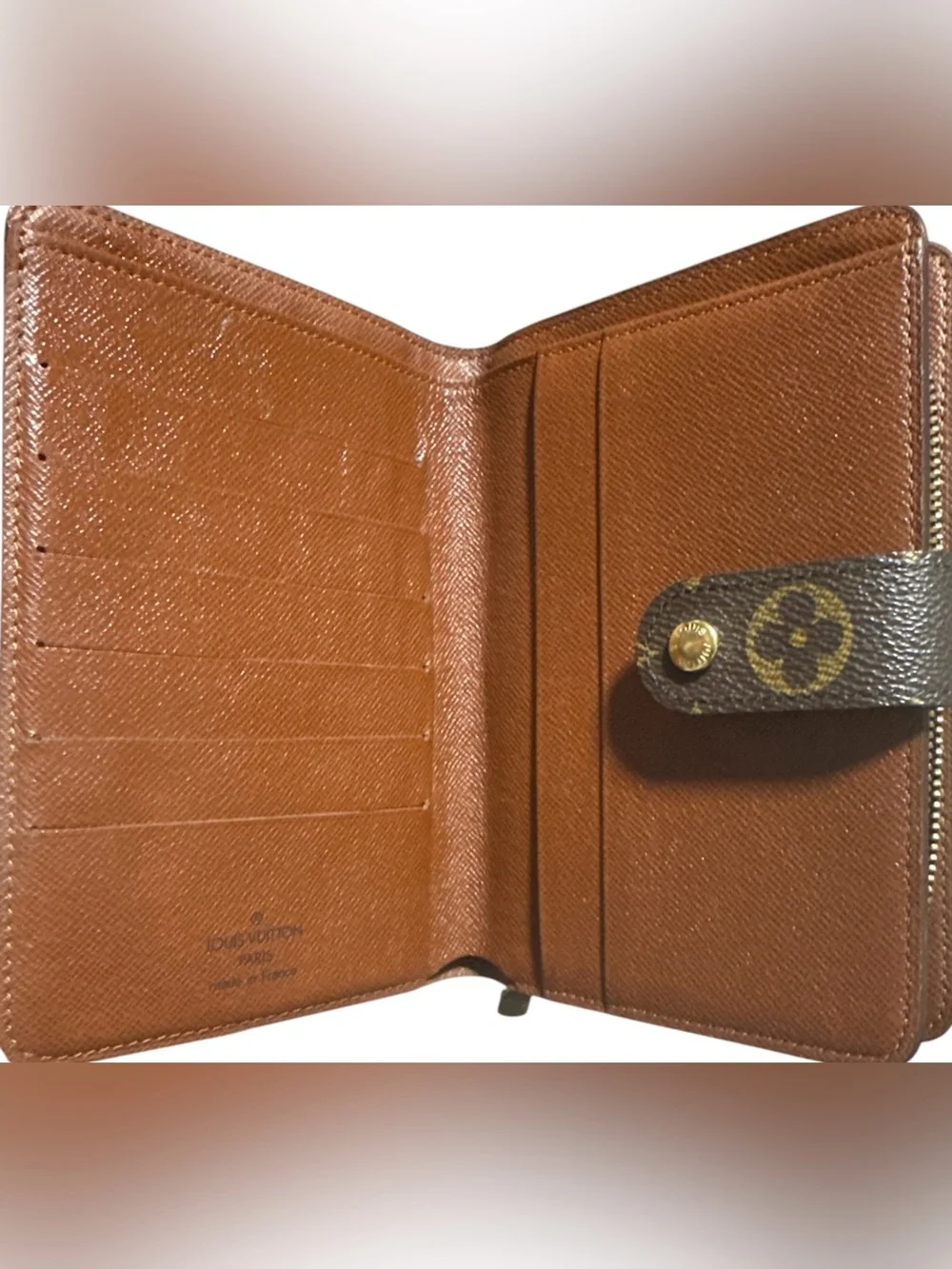 Louis Vuitton Brown Monogram Canvas Compact Wallet
